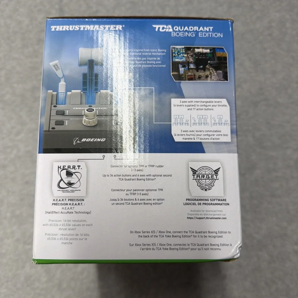 Thrustmaster TCA Quadrant Boeing Edition Controller for Microsoft Xbox